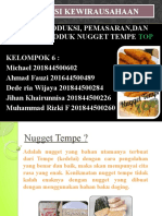 Kewirausahaan Usaha UMKM Nugget Tempe - KWU