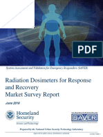 Radiation Dosimeters Response Recovery MSR - 0616 508 - 0