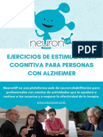 Ejercicios de Estimulacion Cognitiva para Personas Con Alzheimer