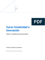 Clase 6 - Gestión de La Innovación