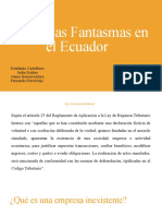 Empresas Fantasmas en El Ecuador