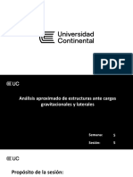 Análisis estructural aproximado cargas gravitacionales laterales