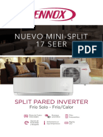 Mini Split Pared-17SEER-Lennox Inverter 2021