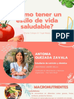 Charla nutrición alimentación saludable colegio trigal