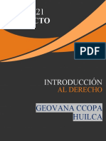 GEOVANA CCOPA HUILCA PA3 - INTRDUCCION AL DERECHO