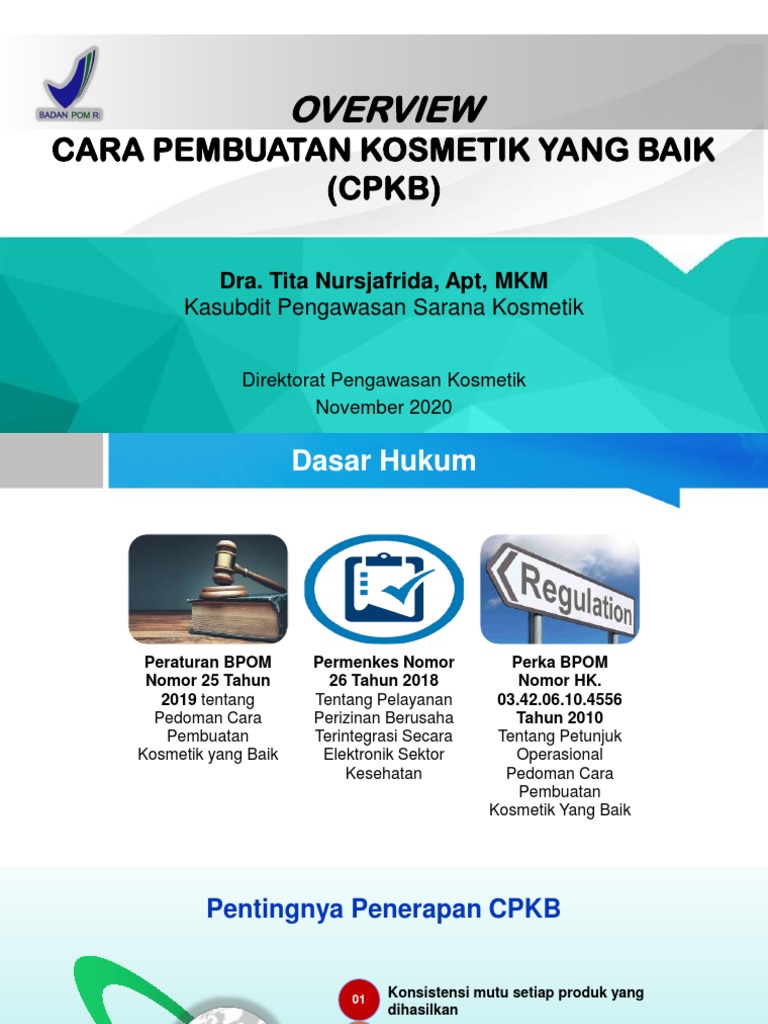 Panduan 12 Aspek CPKB Kosmetik | PDF | Teknologi & Rekayasa