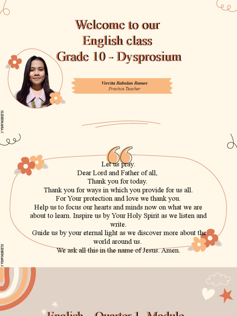 Grade 10 English: Analytical Listening Module | PDF | Nonverbal ...