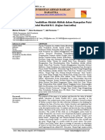 Epistemologi Pendidikan Akidah Akhlak