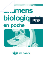 Examens Biologiques: en Poche