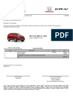 CR-V 2.4L 2WD LX - 2022: Modelo: RW583NE KK 2022