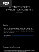 Offensive Security Evasion Techniques Pt.1
