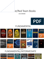 Best PenTest/Red Team Books for Fundamental to Advanced Levels