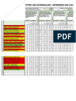 Registro de evidencias Aprendo en Casa