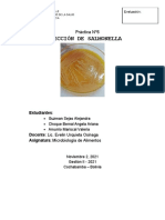 Lab.6 - DETECCIÓN DE SALMONELLA - Microbiologia de Alimentos