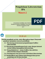 MATERI-2 DASAR-DASAR PENGELOLAAN LAB IPA Revisi Grand Tjokro