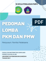 Pedoman Lomba PKM Dan PMW 2021