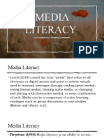 MEDIA LITERACY - Group 3