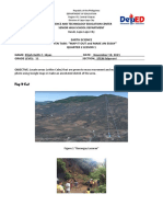 Map and essay on landslide-prone Barangay Lusaran