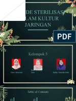 Metode Sterilisasi Dalam Kultur Jaringan - Kelompok 5 - 5A.