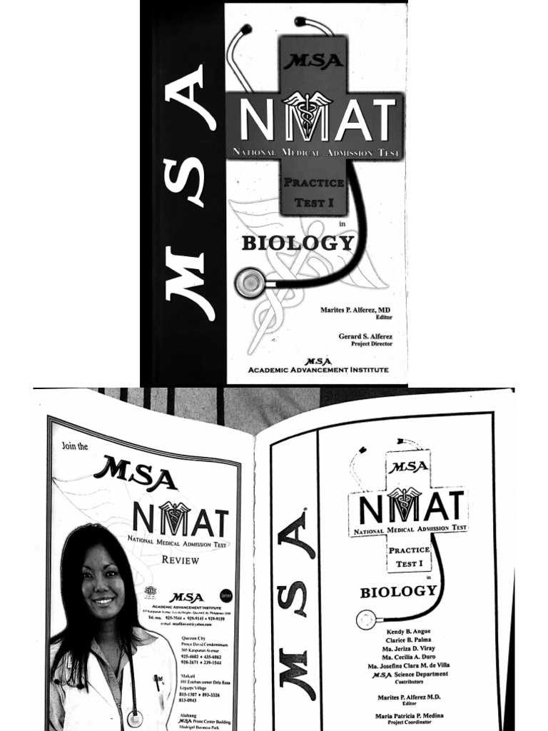 Msa biology nmat reviewer pdf