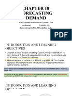 Forecasting Demand: Azaria Zhafirah Darmawansyah - 20090321596 Dini Reswari - 20090321611