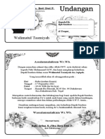 Undangan Walimatul Tasmiyah Esti 2021