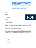 Extracción de Clases de Análisis A Partir de Un Documento Informativo