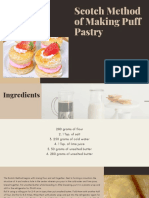 Scotch Method of Making Puff Pastry