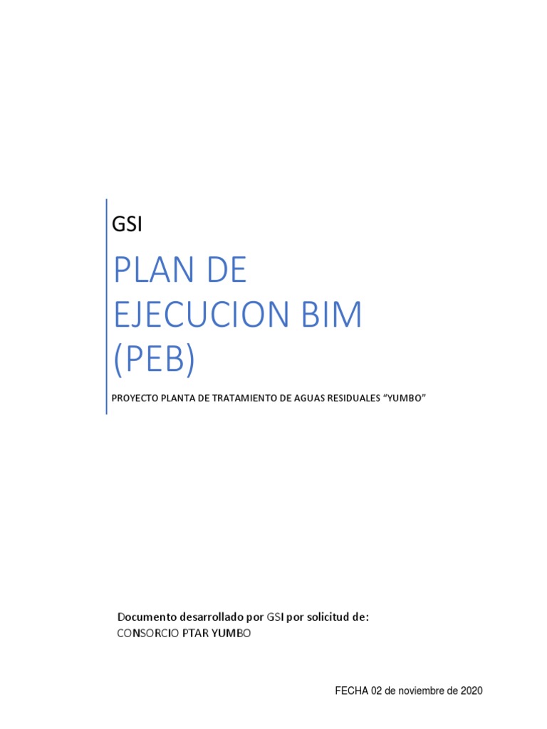 Plan de Ejecucion Bim (BEP) | PDF | Autodesk Revit | Ingeniería