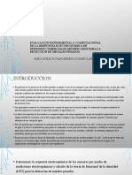 Evaluación Experimental y Computacional de La Respuesta Electroquímica