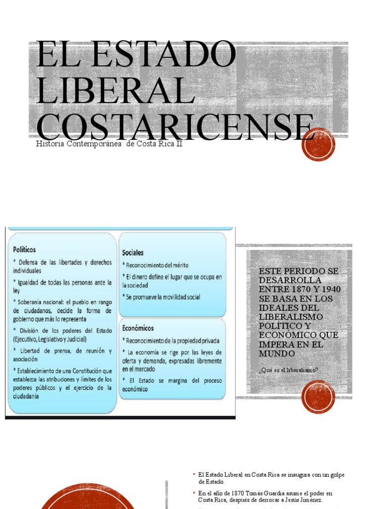 El Estado Liberal Costaricense n.1 PDF Costa Rica