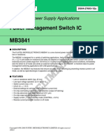 Power Management Switch IC: ASSP For Power Supply Applications