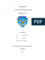 Makalah Undang-Undang Pelayaran - Marpol - Kamal Sya'roni - d3 Teknika B