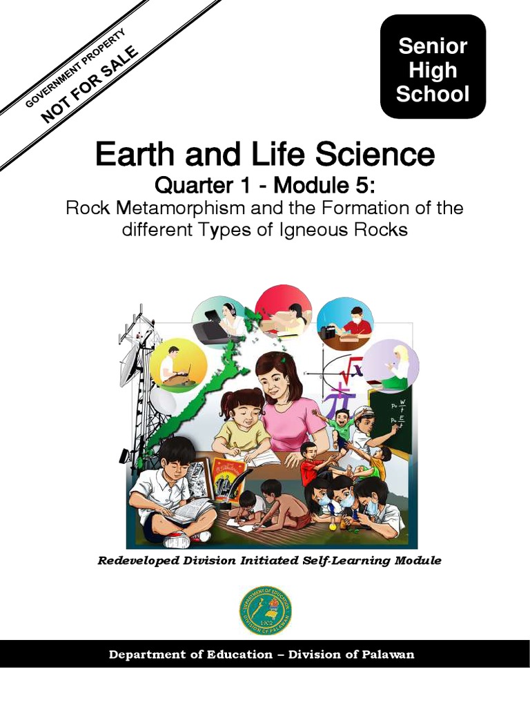 Senior Earth and Life Sci Q1 - M5 | PDF | Rock (Geology) | Igneous Rock