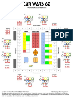 Car Wars 6e Vehicle Record Sheet