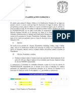 Clasificación Climática