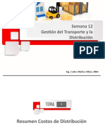 Gestión Transp y Distrib Semana 6C EPE Resumen Costos