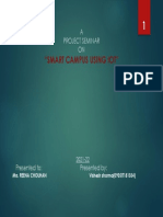 "Smart Campus Using Iot": A Project Seminar ON