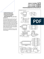 IL74 ILD74 ILQ74: Single Channel Dual Channel Quad Channel Phototransistor Optocoupler