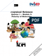 Physical Science Module 3 Polarity of Molecules