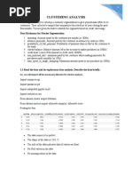 Clustering Analysis: Reading The Data