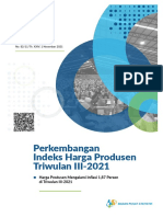 Harga Produsen Mengalami Inflasi 1,87 Persen di Triwulan III-2021