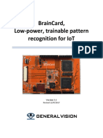 Braincard, Low-Power, Trainable Pattern Recognition For Iot: Revised 11/07/2017