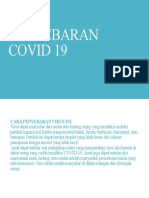 Cara Penyebaran Covid 19