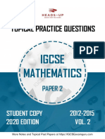 IGCSE Topical Past Papers Math P2