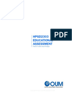 HPGD2303 Educational Assessment: Prof DR John Arul Phillips