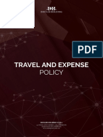Travel and Expense: Policy