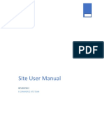Site User Manual: Revision 0