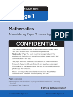 ks1 Mathematics 2019 Paper 2 Administration Guide