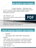 Iman Kepada Qodlo Dan Qodar